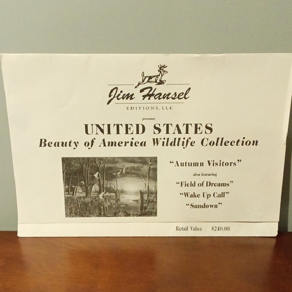 Jim Hansel Other - Jim Hansel Wildlife Collection Prints 4 prints total.